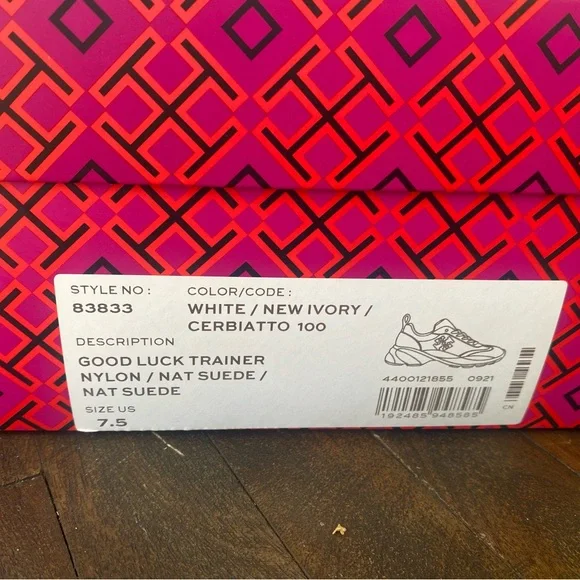 Tory Burch Cream and Tan Athletic Shoes - Picture 6 of 7